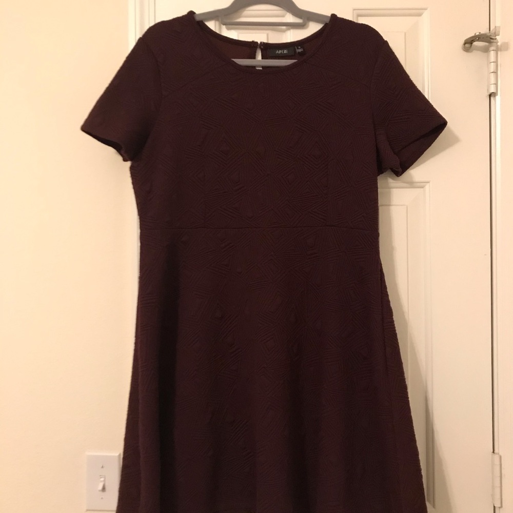 EUC Apt 9 mauve/dark purple dress size XL